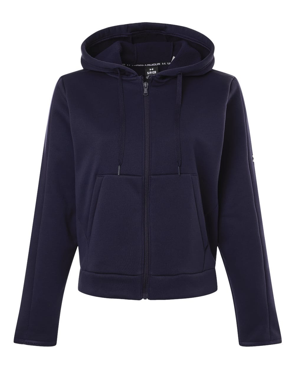 Under Armour Sweatshirts XS / Midnight Navy/White Under Armour - Women's Armour Fleece Pro Hooded Full-Zip
