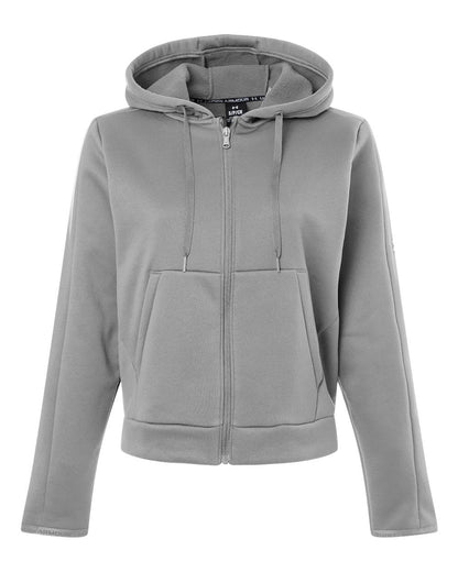 Under Armour Sweatshirts XS / Mod Grey/White Under Armour - Women's Armour Fleece Pro Hooded Full-Zip
