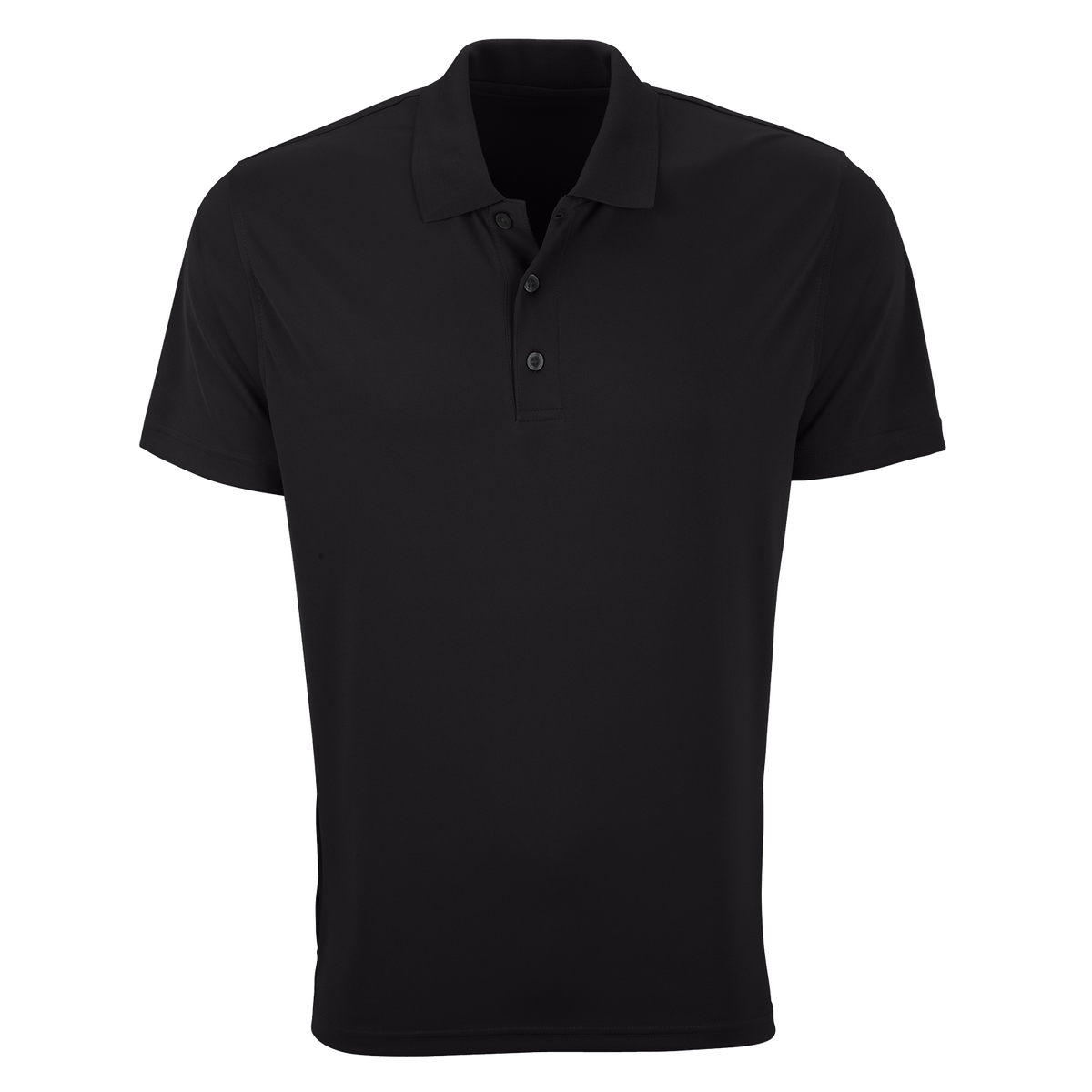 Vansport Polos S / Black Vansport - Men's Omega Solid Mesh Tech Polo