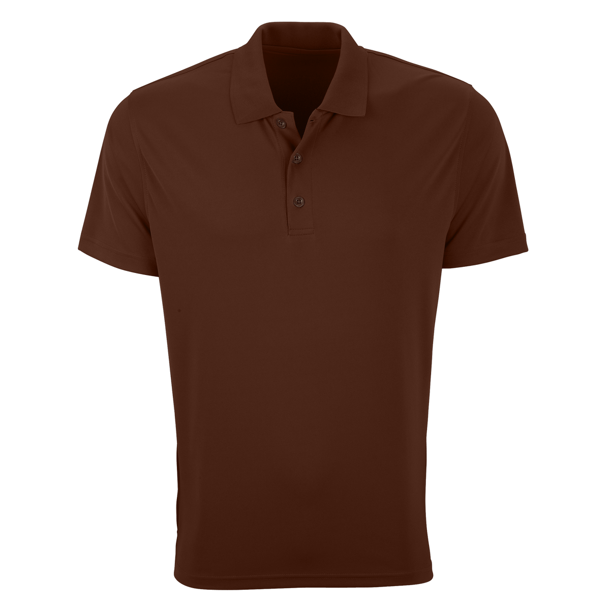Vansport Polos S / Brown Vansport - Men's Omega Solid Mesh Tech Polo