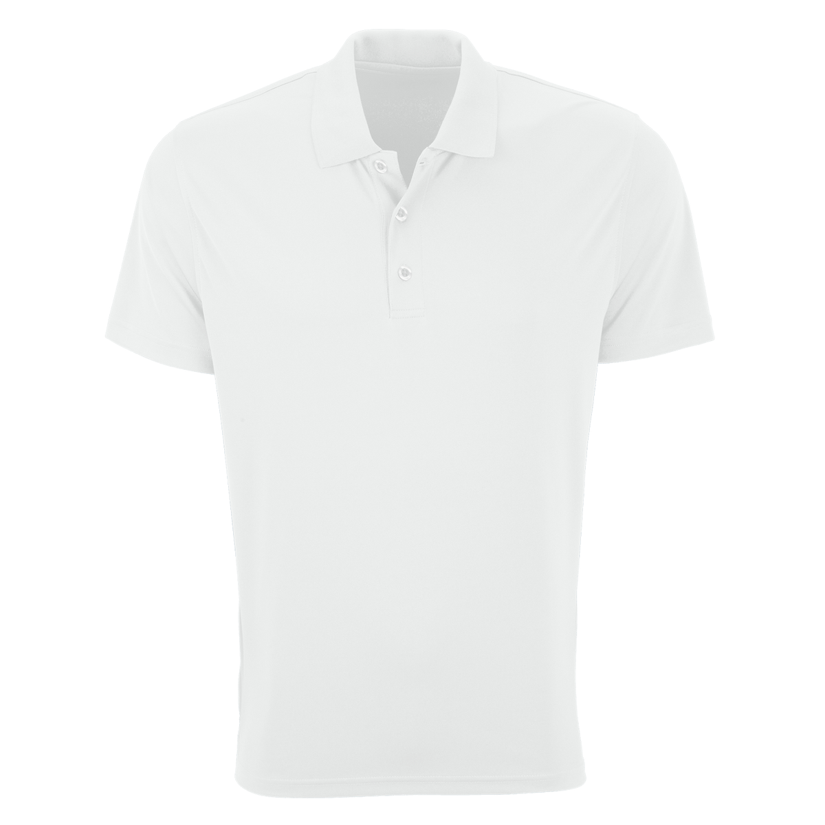 Vansport Polos S / White Vansport - Men's Omega Solid Mesh Tech Polo