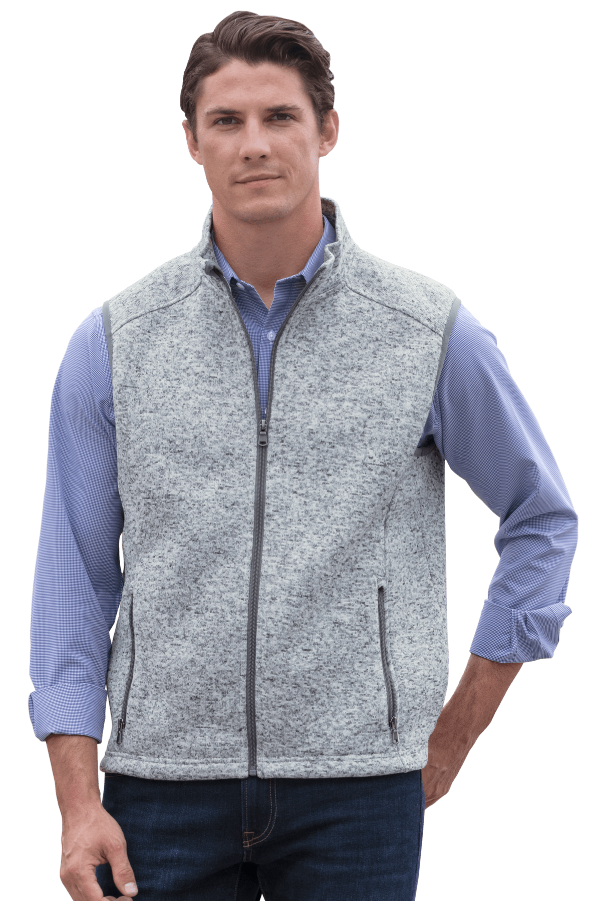 Vantage Fleece Vantage - Men's Summit Sweater-Fleece Vest