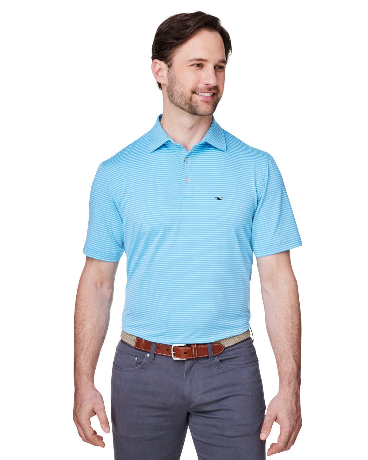Vineyard Vines Polos Vineyard Vines - Men's Bradley Stripe Sankaty Polo