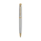 Waterman Accessories One Size / Stainless Steel/Gold Trim Waterman - Hemisphere Ballpoint Pen (Blue Ink)