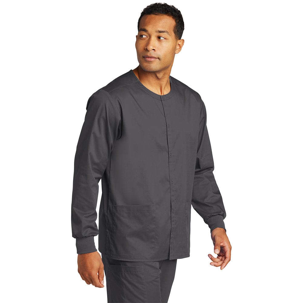 WonderWink Scrubs WonderWink - Unisex WorkFlex™ Snap-Front Scrub Jacket