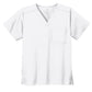 WonderWink Scrubs XXS / White WonderWink - Unisex WorkFlex™ Chest Pocket V-Neck Top