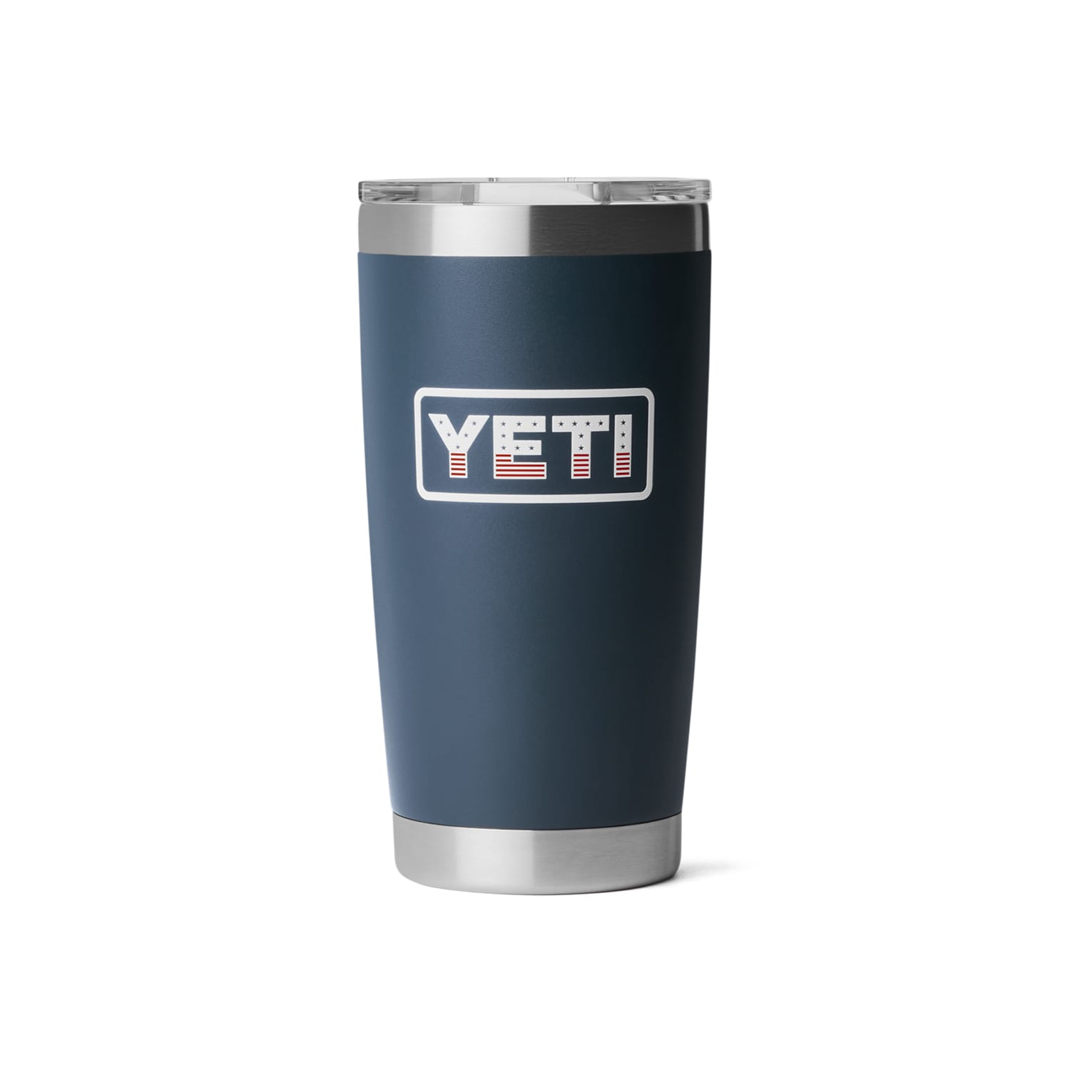 YETI 20oz / Navy-Badge YETI - Red, White & Blue Rambler 20oz Tumbler w/ Magslider Lid