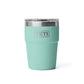 YETI Drinkware 16oz / Sea Stone YETI - Rambler 16oz Stackable Cup w/ Magslider Lid