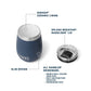 YETI Drinkware YETI - Rambler 10oz Wine Tumbler w/ DuraSip™ Ceramic Lining