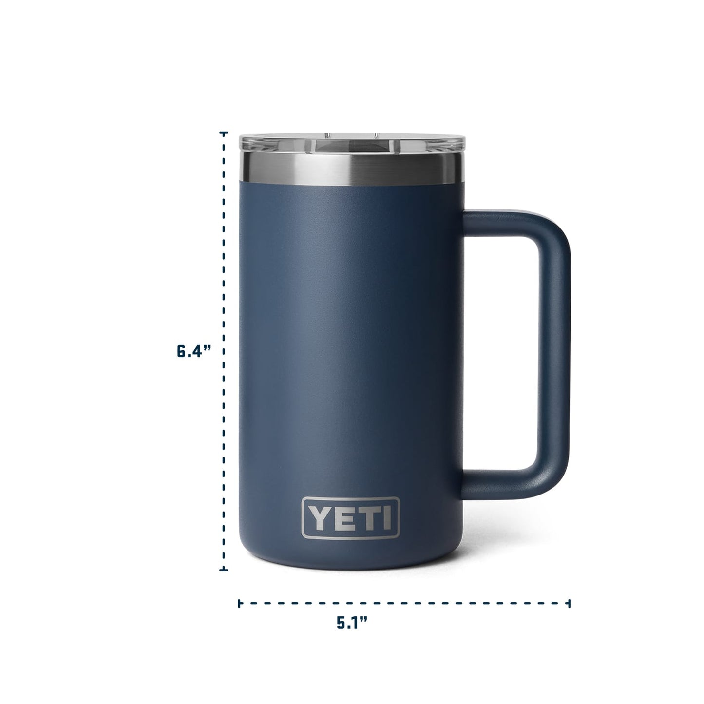 YETI Drinkware YETI - Rambler 24oz Mug w/ Durasip Ceramic Lining