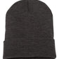 Yupoong Headwear One Size / Dark Grey Yupoong - Cuffed Beanie