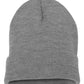 Yupoong Headwear One Size / Heather Grey Yupoong - Cuffed Beanie