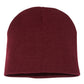 Yupoong Headwear One Size / Maroon Yupoong - Short Beanie